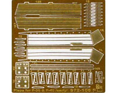 Przejdź do produktu PART S72106 - 1:72 P-36/40 early flaps