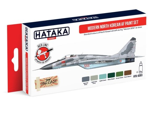 Przejdź do produktu HATAKA AS93 - Zestaw farb Modern North Korean AF