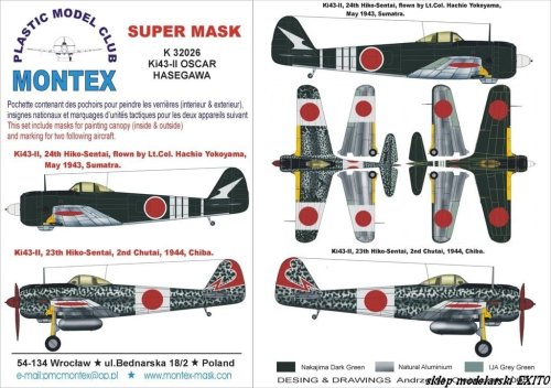 Przejdź do produktu MONTEX K32026 - 1:32 Ki-43 II Oscar