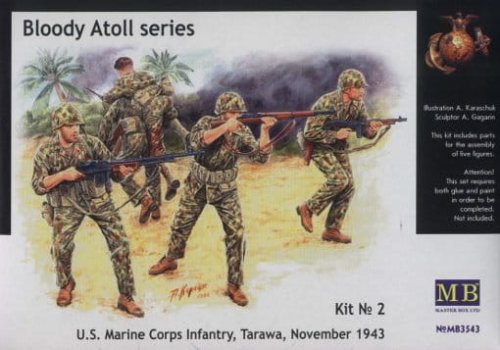 Przejdź do produktu MASTER BOX 3543 - 1:35 U.S. Marine Corps Infantry, Tarawa November 1943