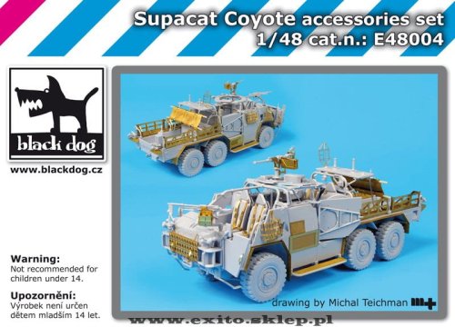 Przejdź do produktu BLACK DOG E48004 - 1:48 Supacat Coyote accessories set