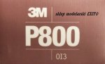 3M - Ściereczka do szlifowania - P800