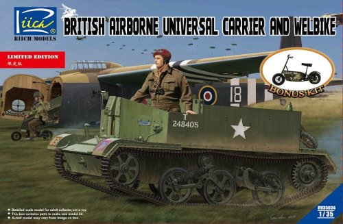 Przejdź do produktu RIICH MODELS 35034 - 1:35 British Airborne Universal Carrier and Welbike