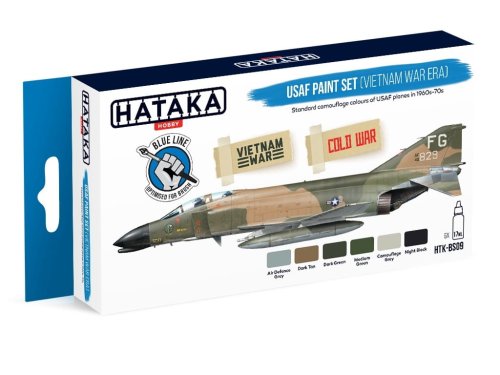 Przejdź do produktu HATAKA BS09 - Zestaw farb USAF Vietnam war-era