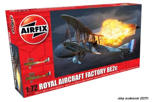 Przejdź do produktu Airfix 02101 - 1:72 Royal Aircraft Factory BE2c