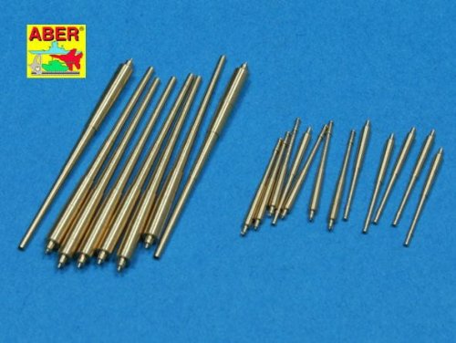 Przejdź do produktu ABER 1:350L-45  - 1:350 Set of Barrels for Prinz Eugen class crusies 203mm x 8; 105mm x 12