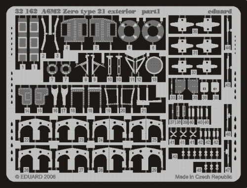 Przejdź do produktu EDUARD 32162 - 1:32 A6M2 Zero type 21 exterior