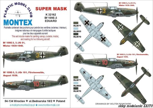 Przejdź do produktu MONTEX K32162 - 1:32 Bf-109 E-3