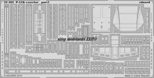 Przejdź do produktu EDUARD 32362 - 1:32 P-51K exterior