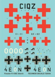 TECHMOD 72054 - 1:72 Fieseler Fi-156C Storch