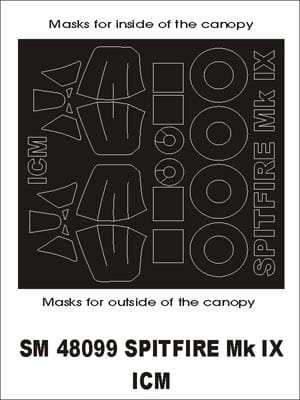 Przejdź do produktu MONTEX SM48099 - 1:48 Spitfire Mk.IX