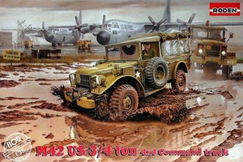 Przejdź do produktu RODEN 809 - 1:35 M42 US 3/4 ton 4x4 Command truck