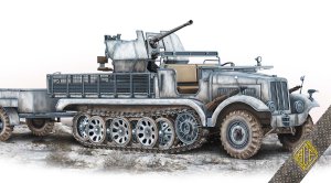 ACE 72573 - 1:72 3,7cm Flak 36 auf Fahrgestell mZgKw 5t Sd.Kfz.6/2