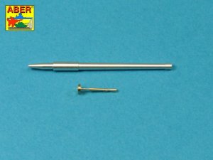 Aber 35L-227 - 1:35 Lufa późna armaty 40 mm 2pdr ROQF Mk.X i karabinu BESA do czołgu Valentine Mk.II do VII lub Matilda Mk.III/IV