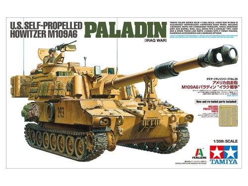 Przejdź do produktu TAMIYA 37026 - 1:35 U.S. Self-Propelled Howitzer M109A6 Paladin (Iraq War)