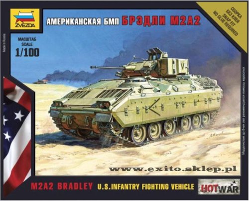 Przejdź do produktu ZVEZDA 7406 - 1:100 M2A2 Bradley - U.S. IFV - Hot War Series