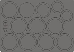 EDUARD XT166 - 1:35 BT-7 wheel masks