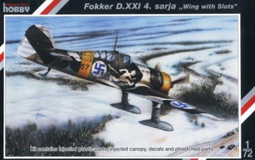 Przejdź do produktu SPECIAL HOBBY 72116 - 1:72 Fokker D.XXI 4.Sarja Wing with slots