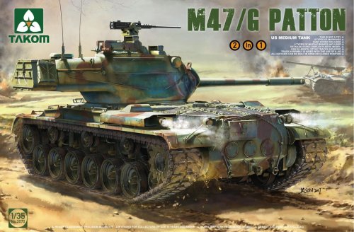 Przejdź do produktu TAKOM 2070 - 1:35 M47/G Patton US Medium Tank