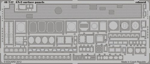 Przejdź do produktu EDUARD 48747 - 1:48 An-2 surface panels