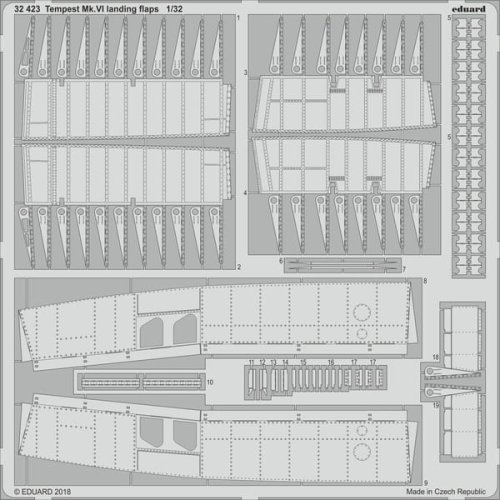 Przejdź do produktu EDUARD 32423 - 1:32 Tempest Mk.VI landing flaps