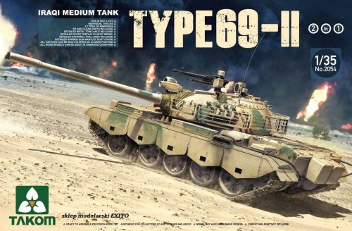 Przejdź do produktu TAKOM 2054 - 1:35 Iraqi Medium Tank Type 69-II