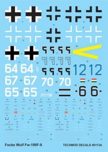 TECHMOD 48113 - 1:48 Focke-Wulf Fw 190F-8