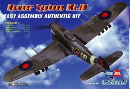 Przejdź do produktu HOBBY BOSS 80232 - 1:72 Hawker Typhoon Mk.IB Fighter