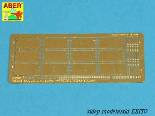 Przejdź do produktu ABER 72A02 - 1:72 Side skirts for Panther A / D
