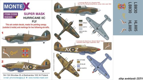 Przejdź do produktu MONTEX K32325 - 1:32 Hurricane Mk.IIC