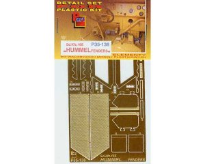 PART P35138 - 1:35 Hummel Sd.Kfz.165 fenders