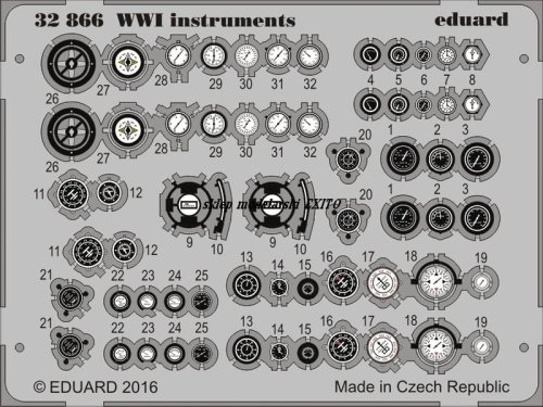 Przejdź do produktu EDUARD 32866 - 1:32 WWI instruments