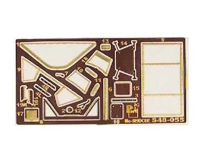 Przejdź do produktu PART S48055 - 1:48 Bf-109 B/C/D/E canopy frames