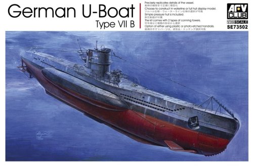 Przejdź do produktu AFV CLUB SE 73502 - 1:350 German U-Boat Type VIIB