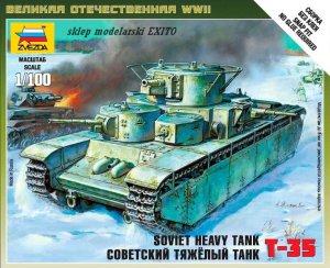 ZVEZDA 6203 - 1:100 Soviet heavy tank T-35