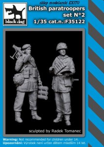 BLACK DOG F35122 - 1:35 British paratropers set N°2