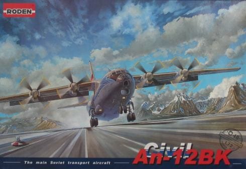 Przejdź do produktu RODEN 048 - 1:72 Antonov AN-12BK Civil Version