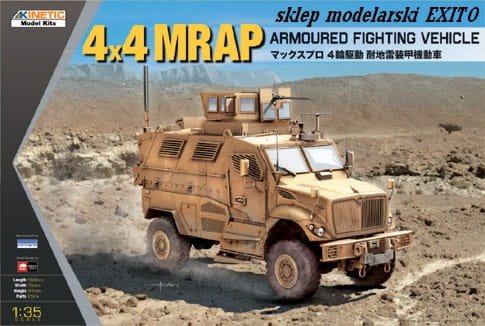Przejdź do produktu KINETIC 61011 - 1:35 4x4 MRAP Armoured Fighting Vehicle