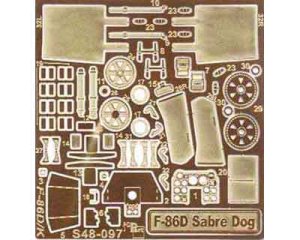 PART S48097 - 1:48 F-86 D Sabre Dog