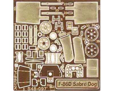 Przejdź do produktu PART S48097 - 1:48 F-86 D Sabre Dog