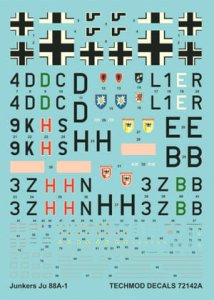 TECHMOD 72142 - 1:72 Junkers Ju-88 A-1