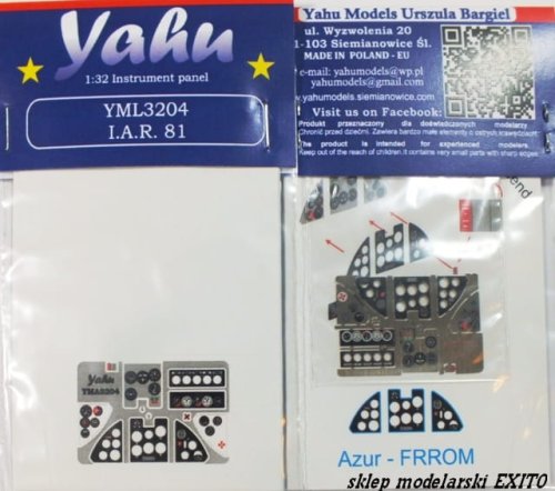 Przejdź do produktu YAHU YML3204 - 1:32  I.A.R. 81 tablica przyrządów