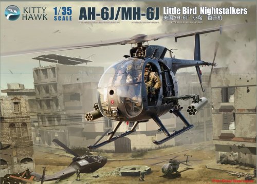 Przejdź do produktu KITTY HAWK 50003 - 1:35 AH-6J/MH-6J Little Bird Nightstalkers