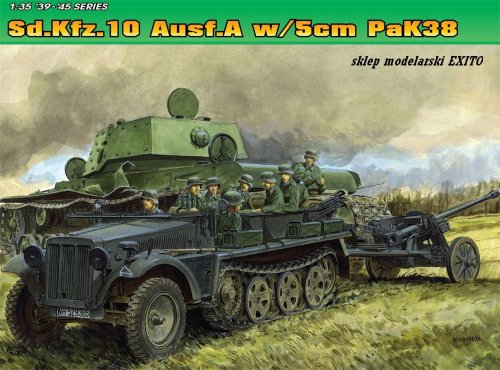 Przejdź do produktu DRAGON 6732 - 1:35 Sd.Kfz.10 Ausf.A w/5cm Pak 38