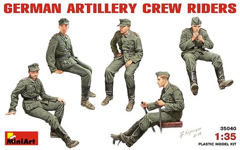 Przejdź do produktu MINIART 35040 - 1:35 German Artillery Crew Riders
