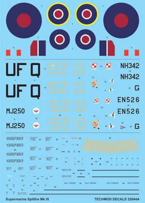 Przejdź do produktu TECHMOD 32044 - 1:32 Supermarine Spitfire Mk.IX  w/masks