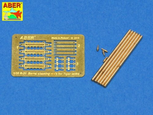 Przejdź do produktu ABER R-31  - 1:35 Barrel cleaning rods with brackets for Tiger I & King Tiger