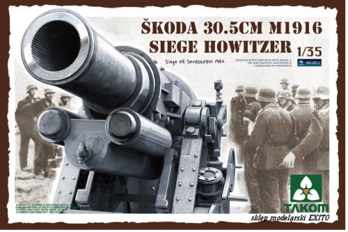 Przejdź do produktu TAKOM 2011 - 1:35 Skoda 30,5cm M1916 Siege Howitzer - Siege of Sevastopol 1942