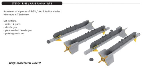Przejdź do produktu Eduard 672104 - 1:72 R-3S / AA-2 Atoll-A