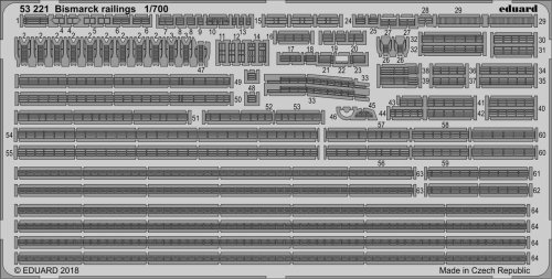 Przejdź do produktu EDUARD 53221 - 1:700 Bismarck railings